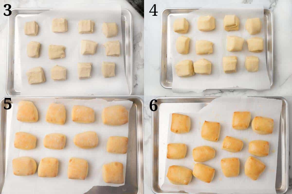 Collage showing how to begin the recipe.