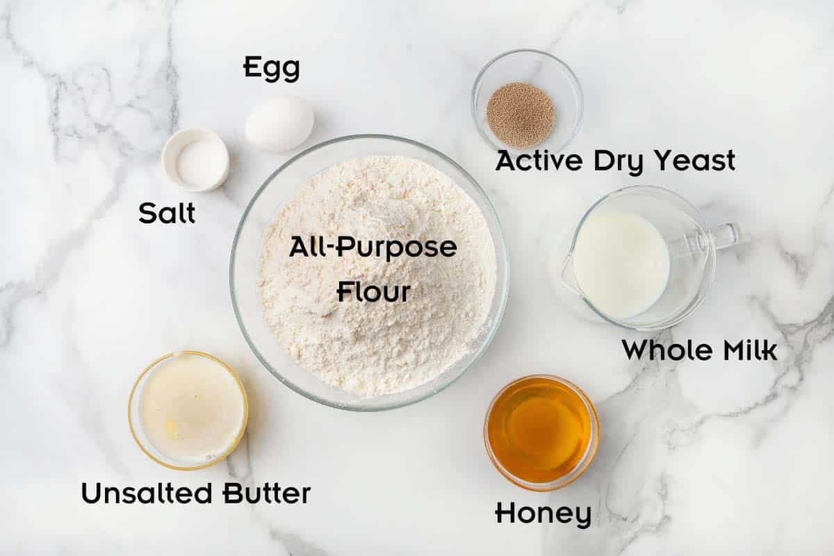 Ingredients to make the recipe.