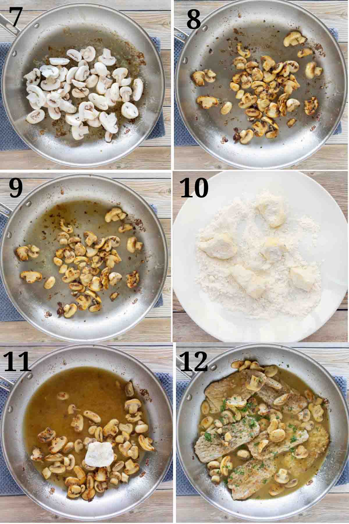 Collage showing how to finish the recipe.
