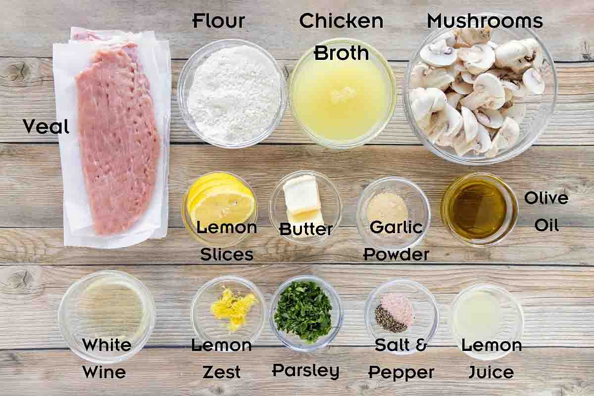 Ingredients to make the recipe.