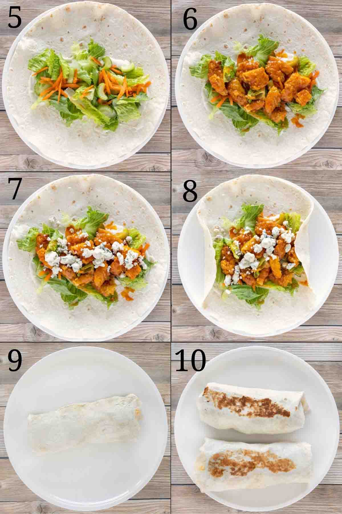 Collage showing how to finish the recipe.