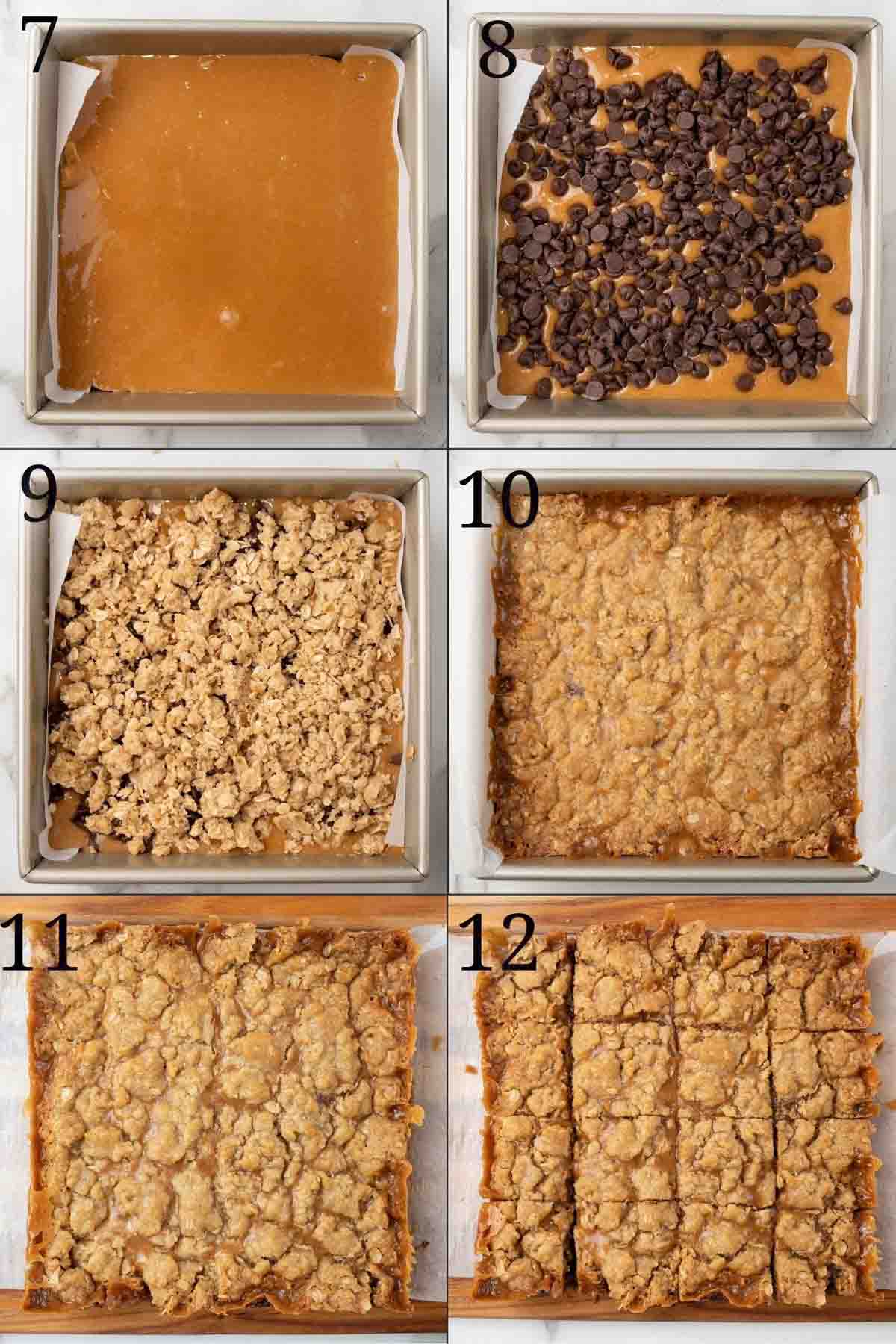 Collage showing how to finish the recipe.