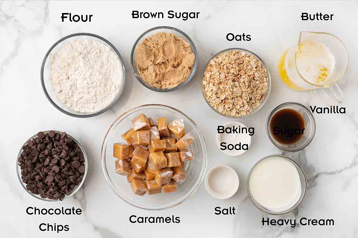 Ingredients to make the recipe.