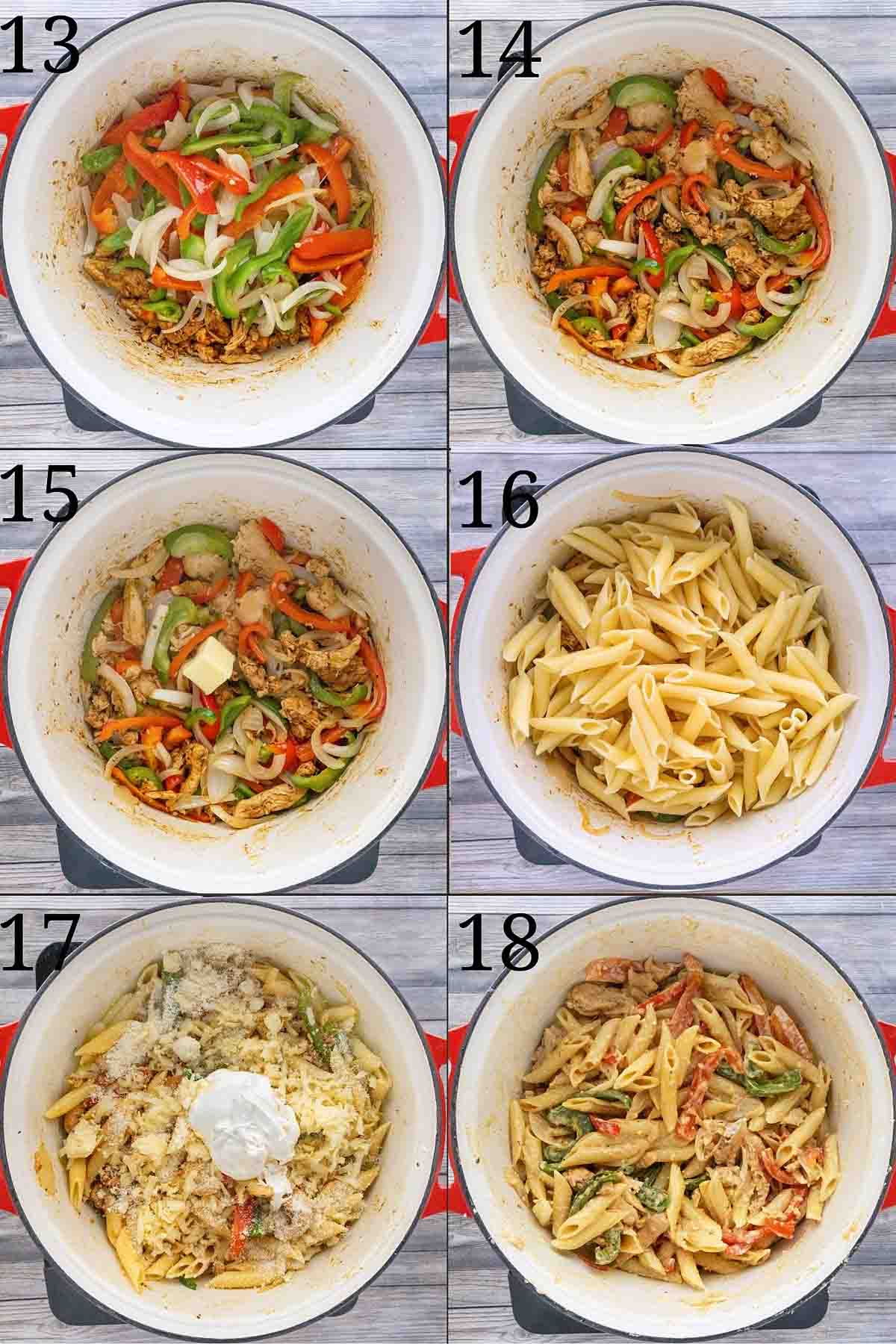 Collage showing how to finish the recipe.