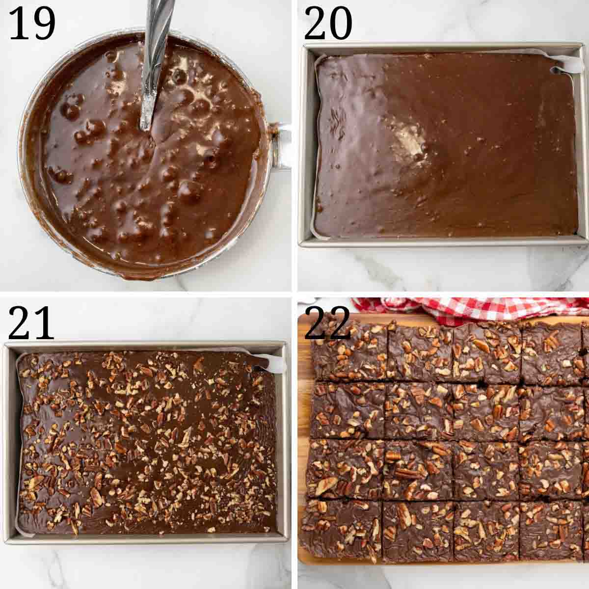 Collage showing how to finish the recipe.