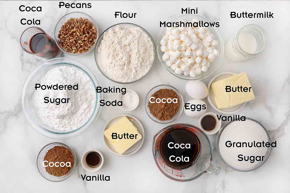 Ingredients to make the recipe.
