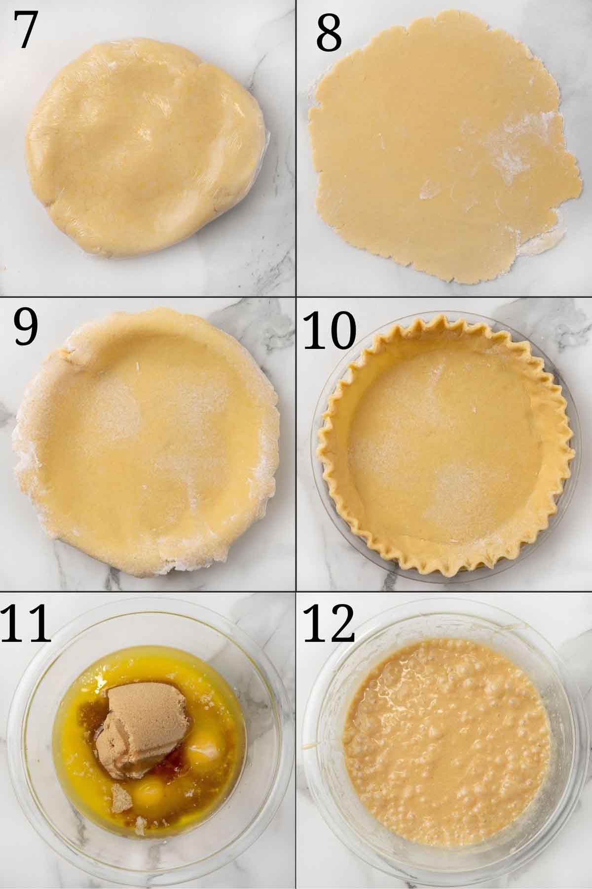 Collage showing the next steps in the recipe.
