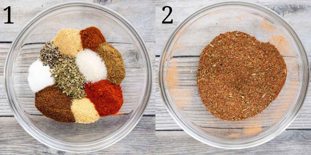 Collage showing how to make the recipe.