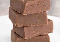 Pinterest image for fudge recipe.