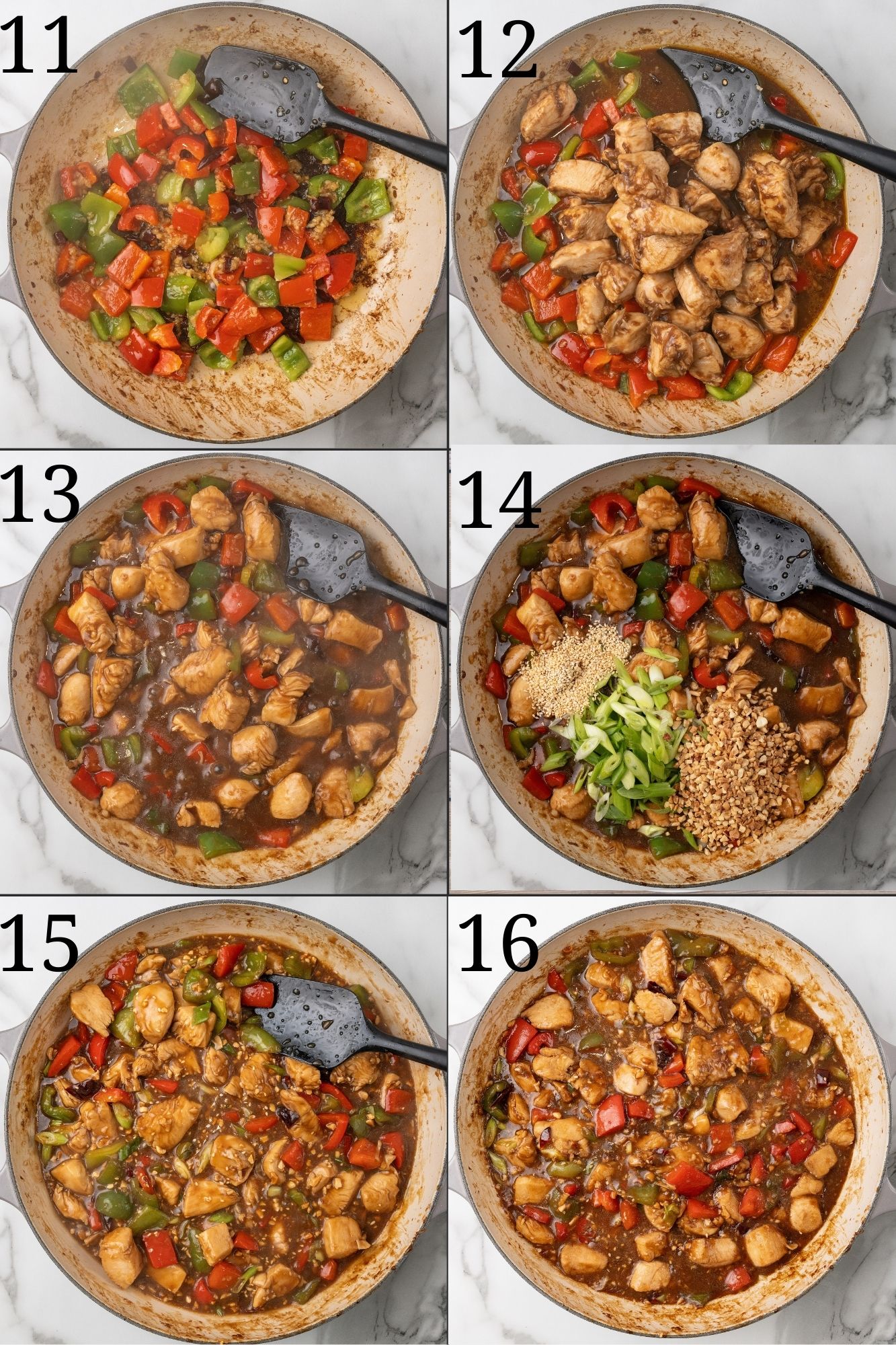 Collage showing how to finish the recipe.