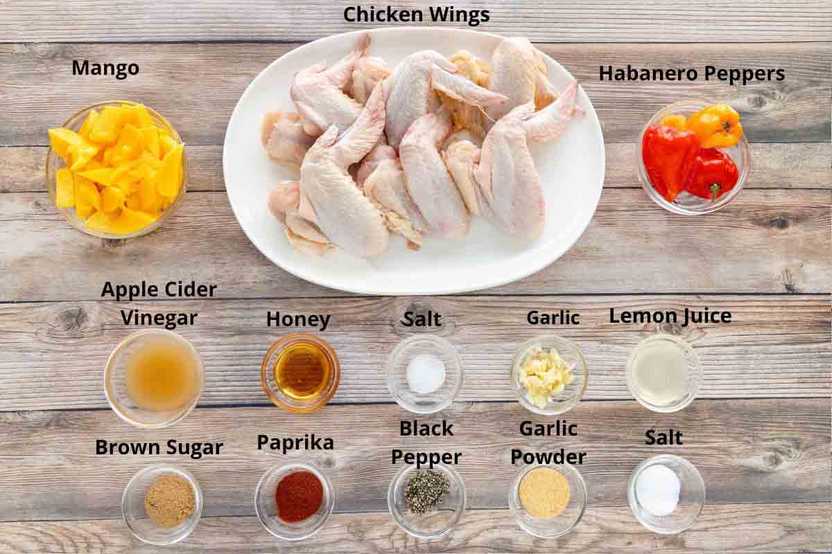 Ingredients to make the recipe.