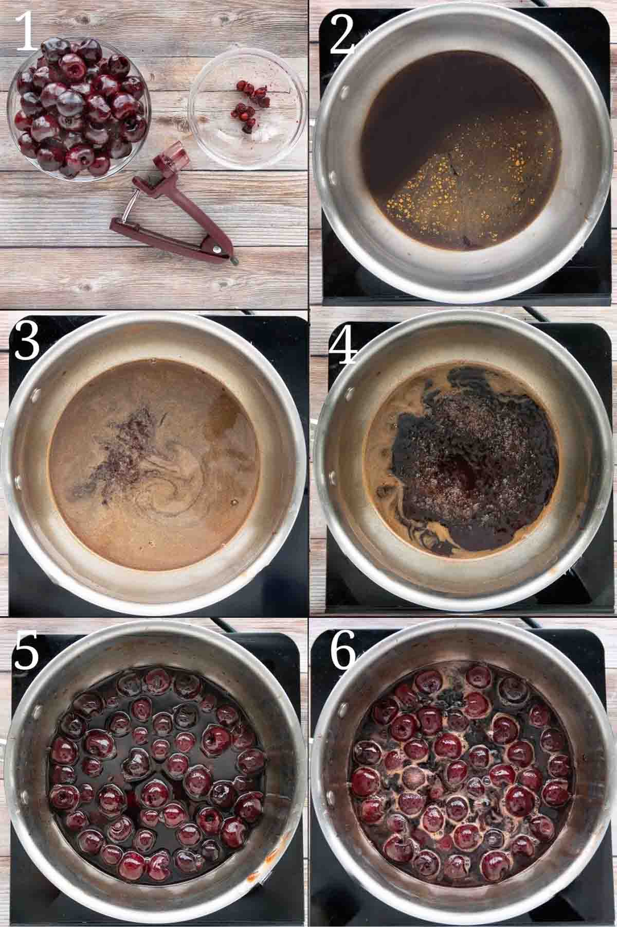 Collage showing how to make the recipe.