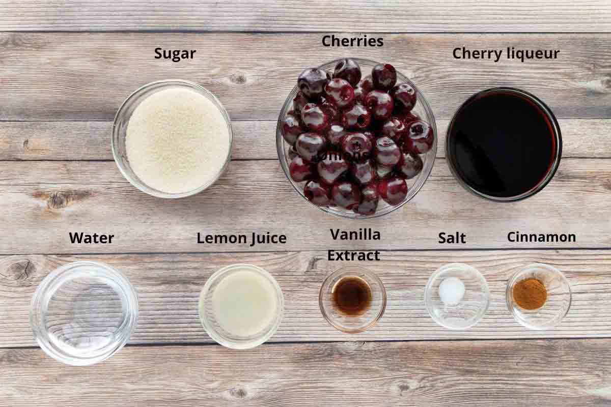 Ingredients to make the recipe.