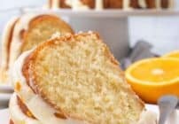 Pinterest image for orange cake.
