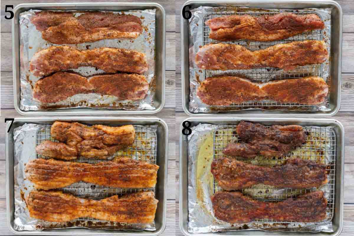 Collage showing how to finish the recipe.