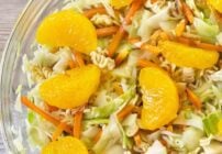 Pinterest image for ramen salad.