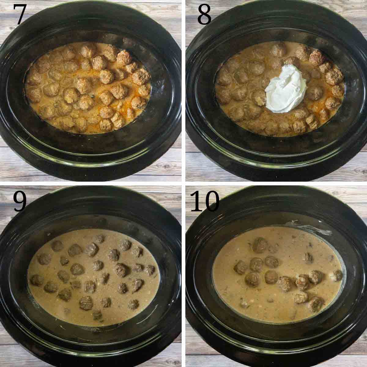 Collage showing how to finish the recipe.