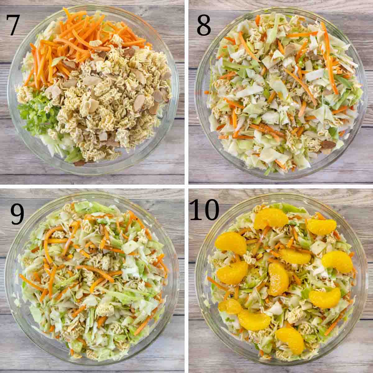 Collage showing how to finish the recipe.
