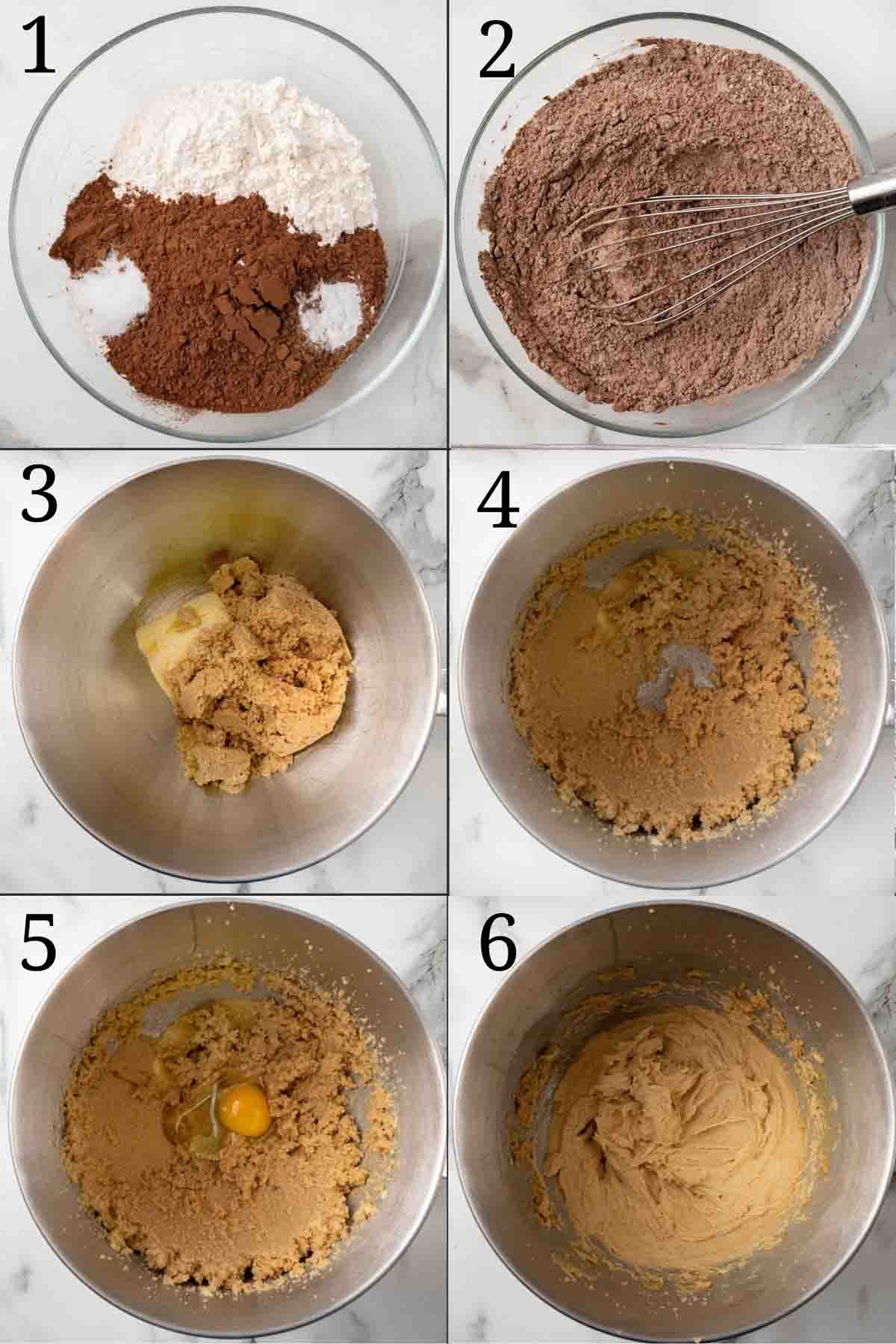 Collage showing how to begin the recipe.