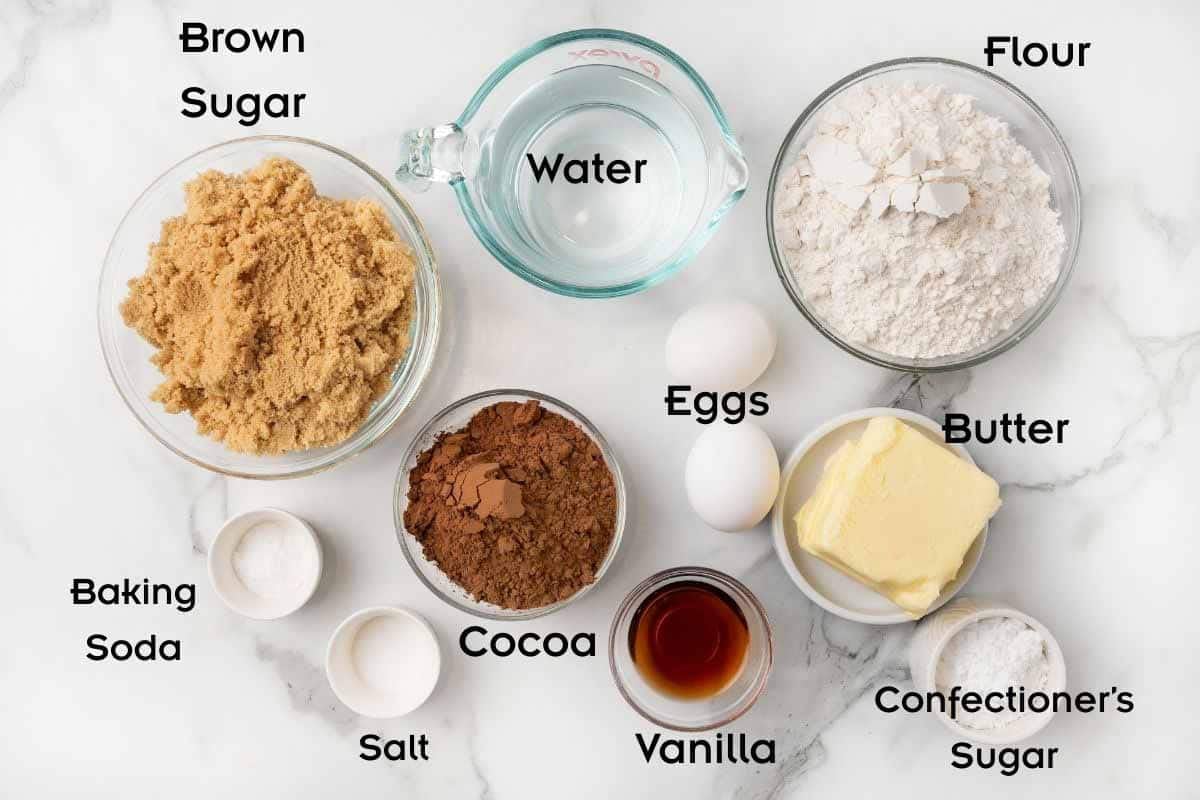 ingredients to make the recipe.