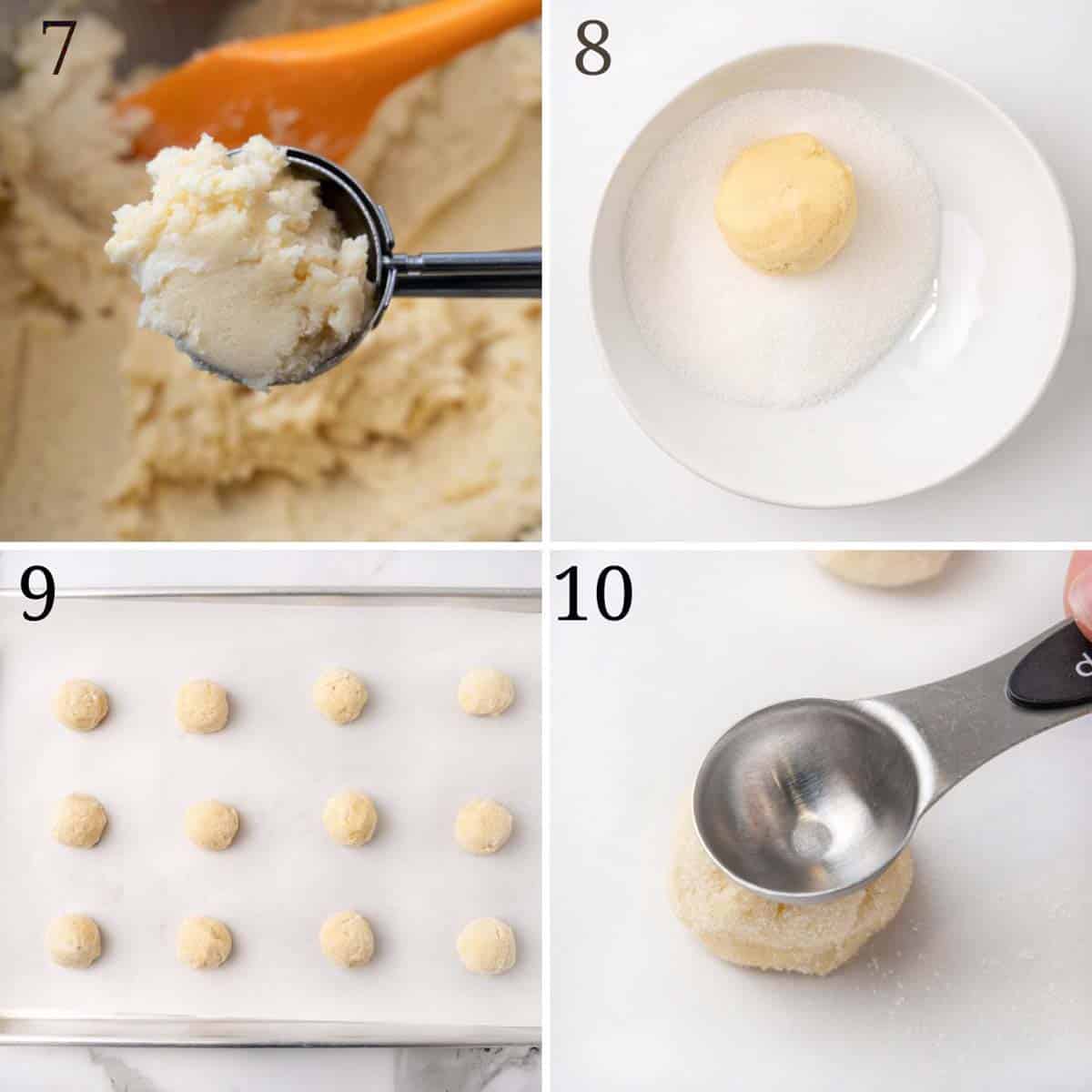 Collage showing the next steps in the recipe.