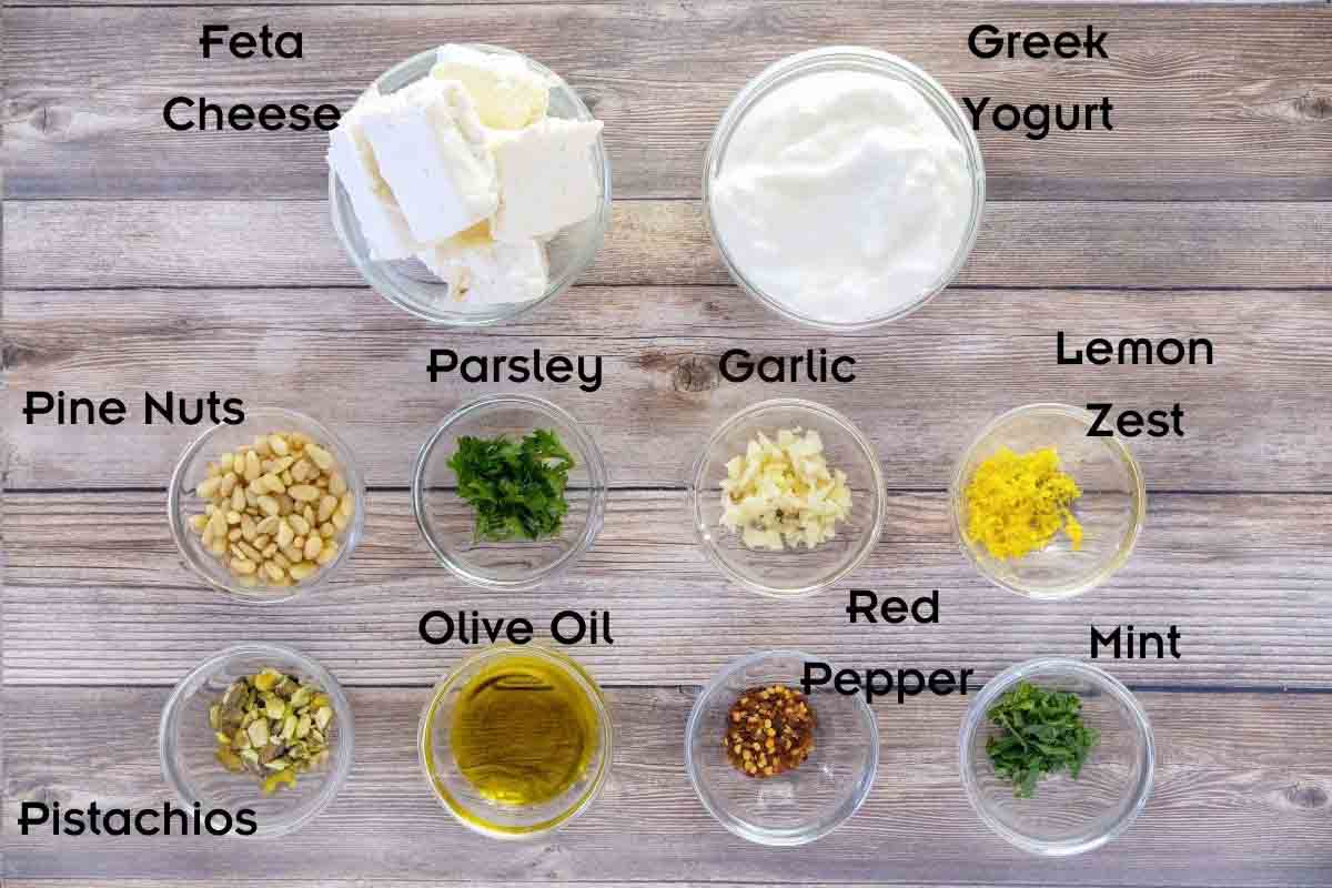 Ingredients to make the recipe.