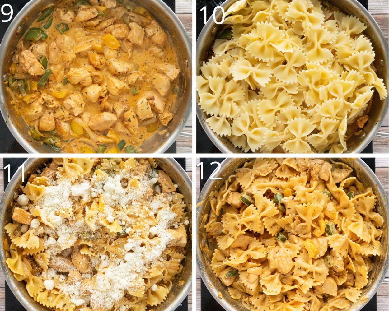 Collage showing how to finish the recipe.