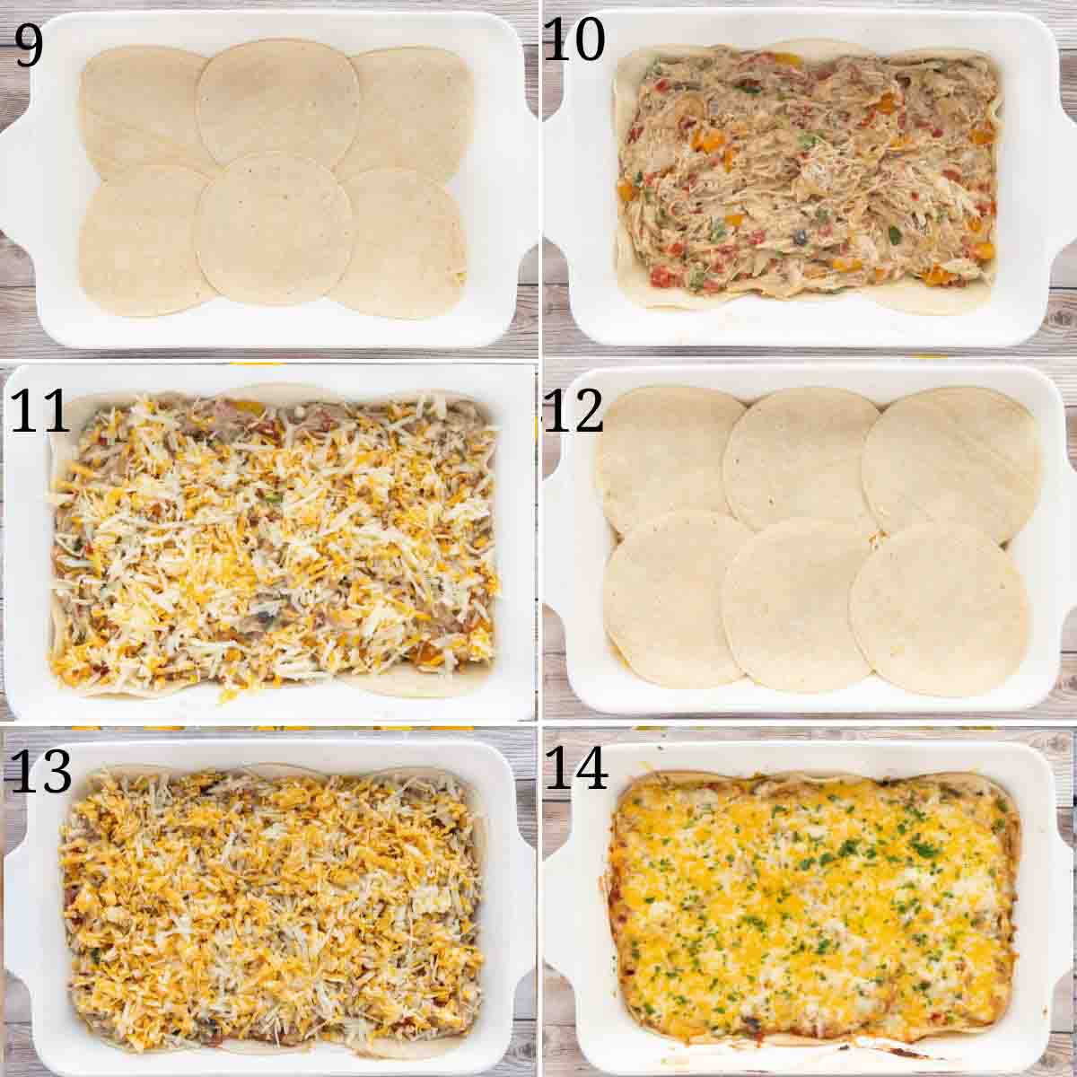 Collage showing how to finish the recipe.