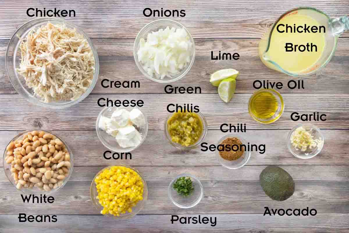 Ingredients to make the recipe.