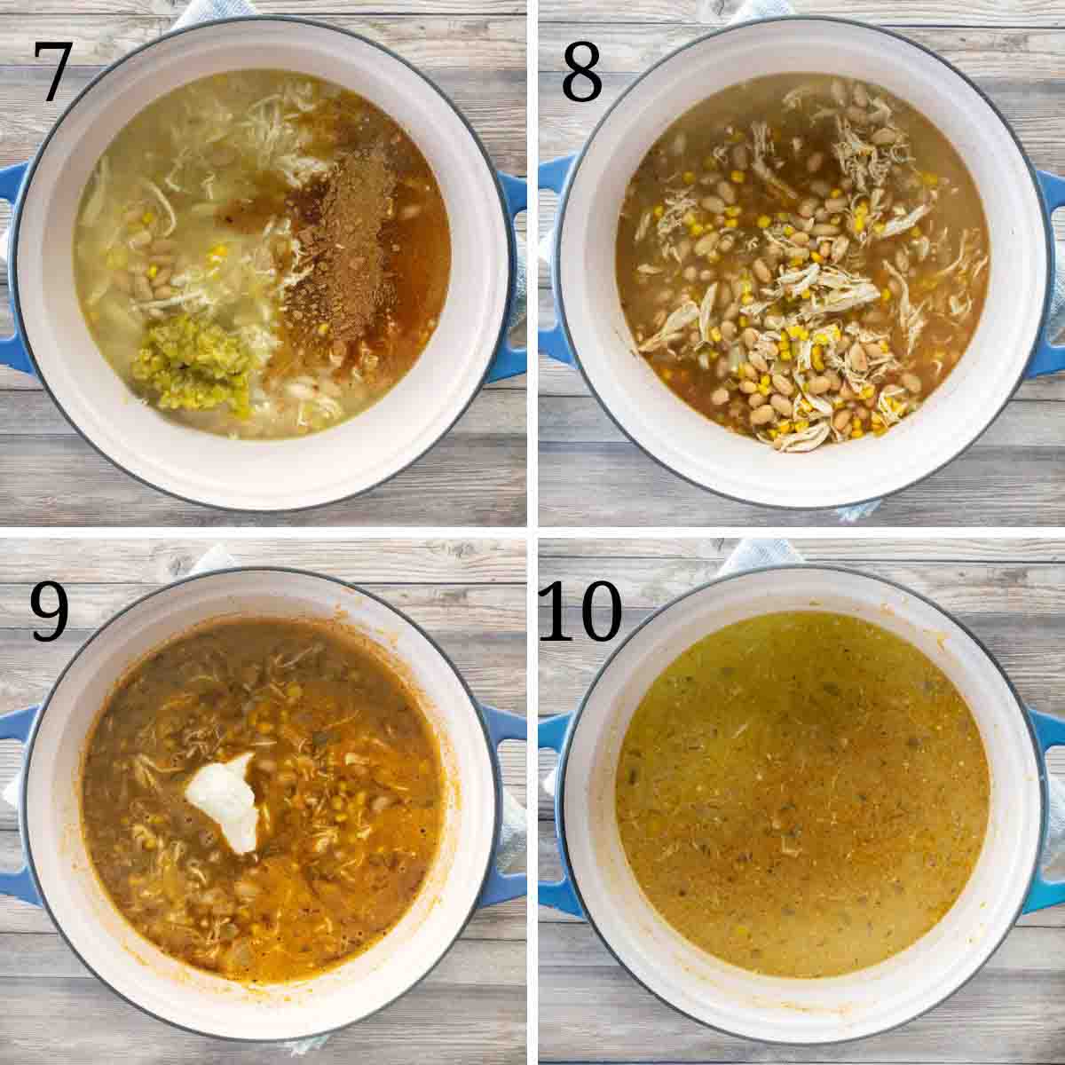 Collage showing how to finish the recipe.
